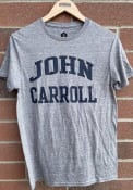 John Carroll Blue Streaks Rally Snow Heather Arch Name T Shirt - Grey