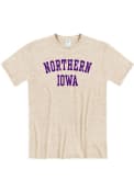Northern Iowa Panthers Arch Name Fashion T Shirt - Oatmeal