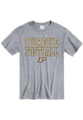 Purdue Boilermakers Football T Shirt - Grey