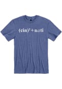Cincinnati Equation Fashion T Shirt - Blue