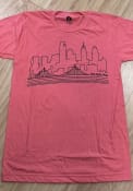 Philadelphia Skyline Fashion T Shirt - Orange