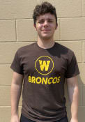 Western Michigan Broncos Big Logo T Shirt - Brown