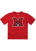 Miami RedHawks Toddler Primary Logo T-Shirt - Red