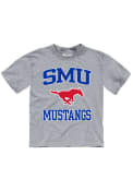 SMU Mustangs Toddler No 1 T-Shirt - Grey