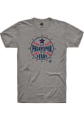Philadelphia Stars Rally Star Ball Fashion T Shirt - Grey