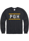 Pittsburgh PGH Block Crew Sweatshirt - Black