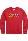 St Louis City Flag Crew Sweatshirt - Red