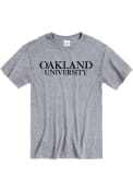 Oakland University Golden Grizzlies Rally Loud T Shirt - Grey