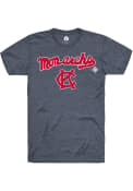 Kansas City Monarchs Rally Script Logo Fashion T Shirt - Navy Blue