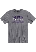 K-State Wildcats Snyder Family Stadium Fashion T Shirt - Grey