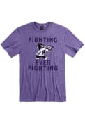 K-State Wildcats Fighting Ever Fighting Fashion T Shirt - Lavender