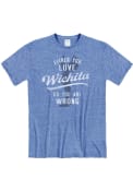 Wichita Either You Love Fashion T Shirt - Blue
