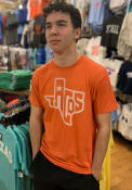 Texas State Shape Taco Fashion T Shirt - Orange