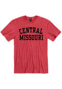 Central Missouri Mules Red Heather Team Name Fashion T Shirt - Red