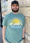 Texas Lonestar State Landscape T Shirt - Green