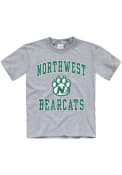 Northwest Missouri State Bearcats Youth No 1 Design T-Shirt - Grey