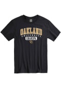 Oakland University Golden Grizzlies Grandpa Graphic T Shirt - Black