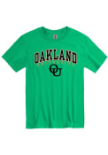 Oakland University Golden Grizzlies Arch Practice T Shirt - Kelly Green