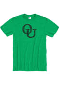 Oakland University Golden Grizzlies Primary Team Logo T Shirt - Green