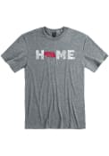 Nebraska HOME Fashion T Shirt - Grey