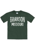 Branson Youth Arch Wordmark T-Shirt - Green