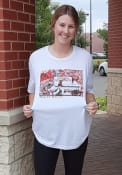 Oklahoma Sooners Womens Stadium T-Shirt - White