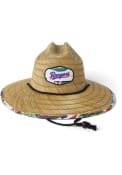Texas Rangers Reyn Spooner Scenic Straw Bucket Hat - Brown