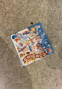 Chicago Vintage Map Magnet