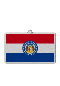 Missouri State Flag Ornament