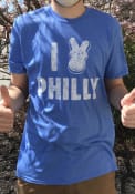 Philadelphia Rally I Peep Fashion T Shirt - Blue