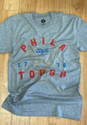 Philadelphia Rally Phila Tough Fashion T Shirt - Grey