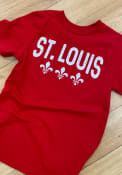 St Louis Youth Rally Fleur de Lis T-Shirt - Red