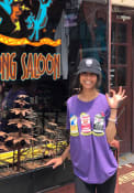 Taco Lucha/So Long Saloon Nancy Cans Fashion T Shirt - Purple