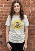 Manhattan Womens Rally MHK Sunflower T-Shirt - Oatmeal