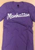 Manhattan Rally RH Script Fashion T Shirt - Purple
