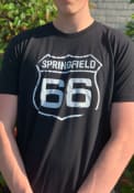 Springfield Rally Route 66 Fashion T Shirt - Black