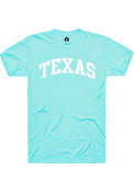 Texas Rally Arch Wordmark T Shirt - Teal