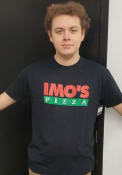 Imo's Pizza Prime Logo Black Short Sleeve T Shirt