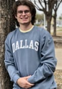 Dallas Ft Worth Rally Arch Wordmark Crew Sweatshirt - Blue