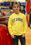 St Louis Rally Arch Wordmark Crew Sweatshirt - Charcoal