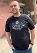 Detroit City Distillery Skyline Label Black Short Sleeve T Shirt