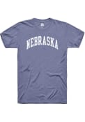 Nebraska Rally Arch Wordmark T Shirt - Blue