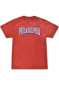 Philadelphia Rally Arch Wordmark T Shirt - Red