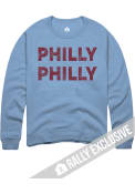 Philadelphia Rally Crew Sweatshirt - Light Blue