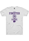 Dorian Finister White K-State Wildcats Rally NIL Sport Icon T Shirt
