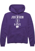 Keyontae Johnson Rally Mens Purple K-State Wildcats NIL Sport Icon Hooded Sweatshirt