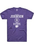 Keyontae Johnson Purple K-State Wildcats Rally NIL Sport Icon T Shirt