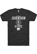 Keyontae Johnson Black K-State Wildcats Rally NIL Sport Icon T Shirt