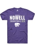 Markquis Nowell Purple K-State Wildcats Rally NIL Stacked Box T Shirt