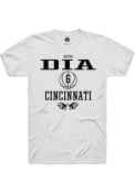 Aïcha Dia White Cincinnati Bearcats Rally NIL Sport Icon T Shirt